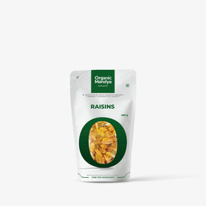 Organic Mandya Raisins Front - 200g