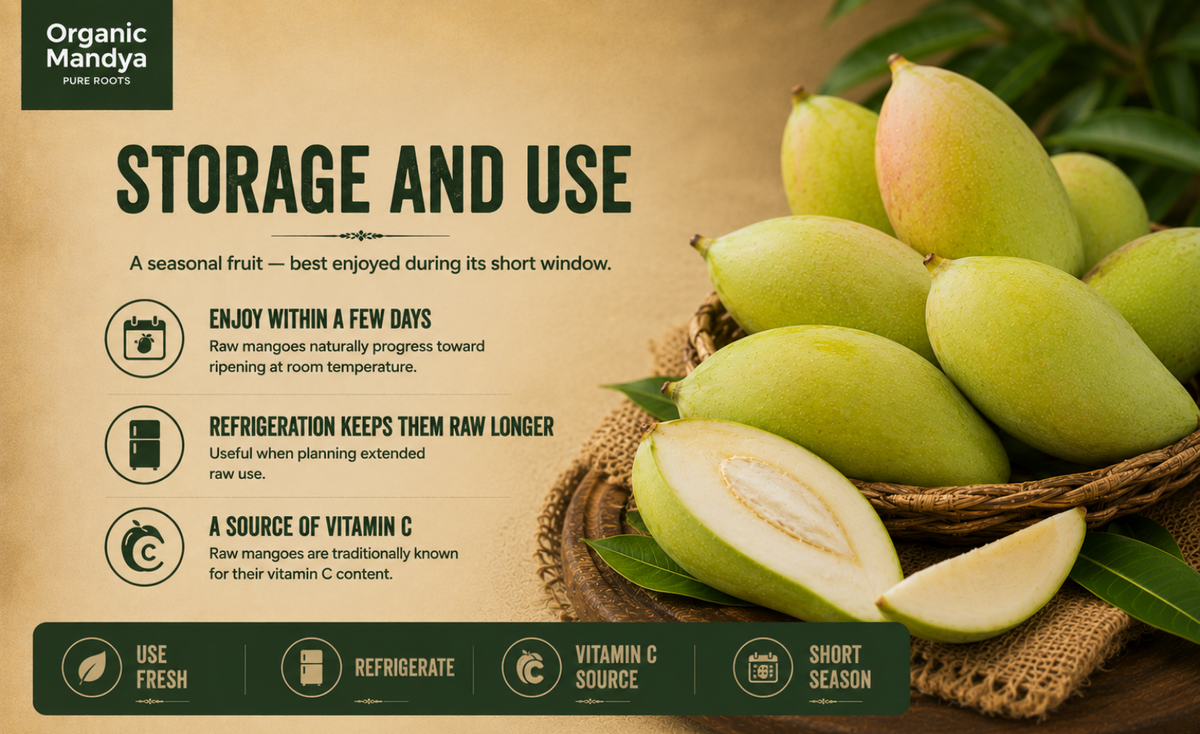storage - raw - totapuri - mango