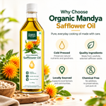 Cold Pressed Safflower Oil (Kusuma Oil / Kardi Oil)