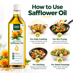 Cold Pressed Safflower Oil (Kusuma Oil / Kardi Oil)