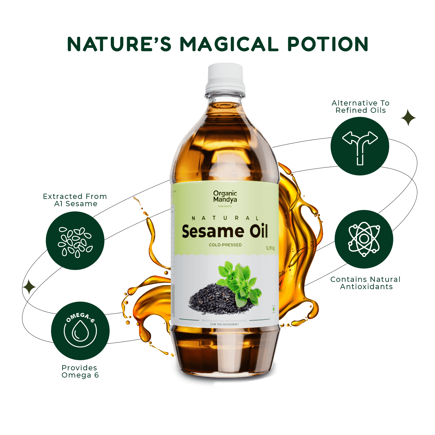Sesame Oil - Organic Mandya