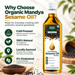 Cold Pressed Black Sesame Oil (Til / Gingelly / Nallennai)