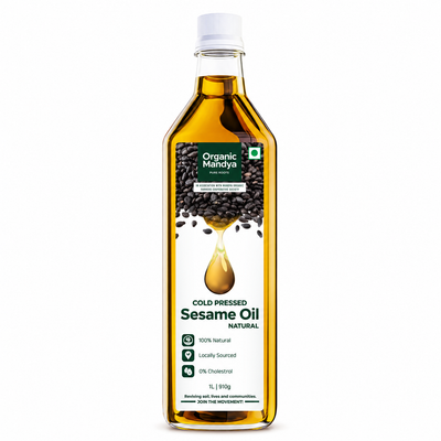Cold Pressed Black Sesame Oil (Til / Gingelly / Nallennai)
