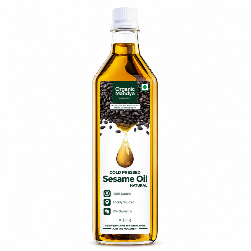 Cold Pressed Black Sesame Oil (Til / Gingelly / Nallennai)