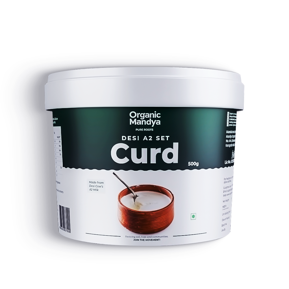 Organic A2 Desi Set Curd (500g)