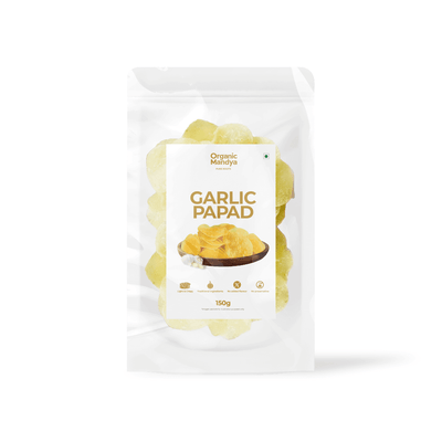Organic Garlic Papad – Crispy, Flavorful & Natural Snack