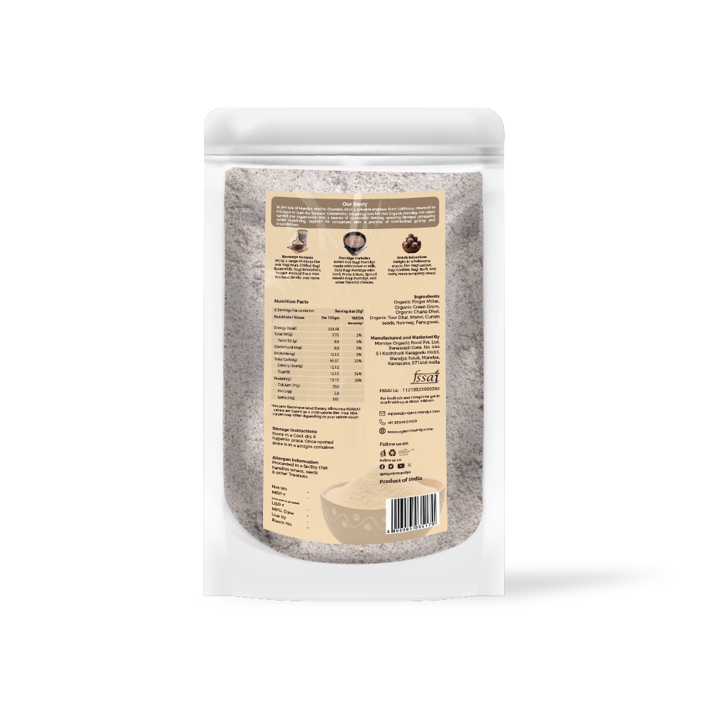 Ragi Malt Backside