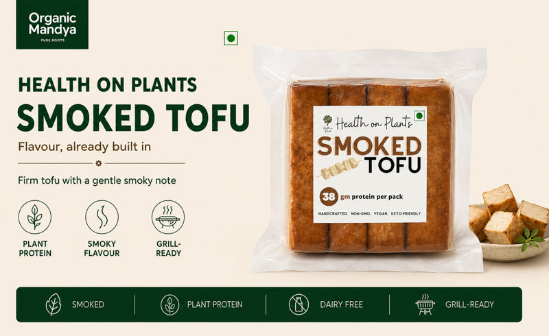 Health On Plants Smoked Tofu 200g | High Protein Vegan Food