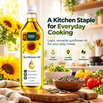 Cold Pressed Sunflower Oil (Unrefined) 1L & 5L | Organic Mandya