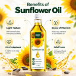 Cold Pressed Sunflower Oil (Unrefined) 1L & 5L | Organic Mandya