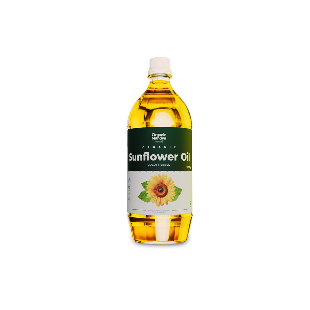 Organic Sunflower Oil - Cold Pressed