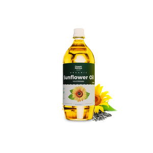 Sunflower oil 1lts Front- Organic Mandya
