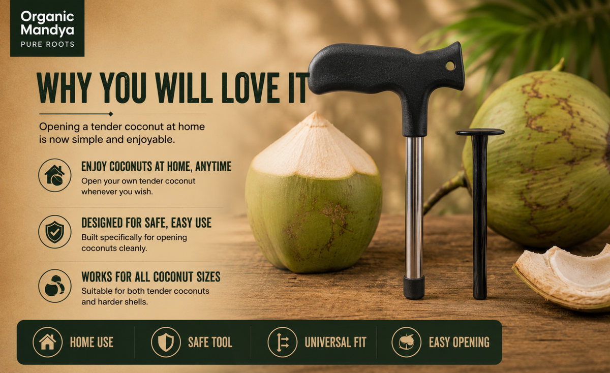 usage - Tender - coconut - opener