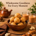 Wheat Ghee Ladoo with Jaggery | A2 Desi Cow Ghee, Roasted Wheat (180G)