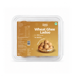 Wheat Ghee Ladoo with Brown Sugar | A2 Desi Cow Ghee, Roasted Wheat (180G)