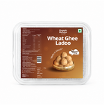 Wheat Ghee Ladoo with Jaggery | A2 Desi Cow Ghee, Roasted Wheat (180G)