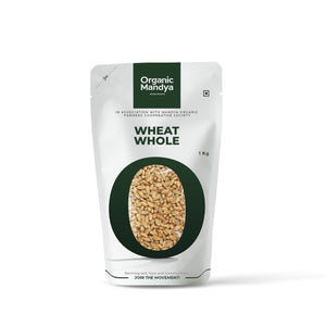 Wheat Whole 1kg Front-Organic Mandya
