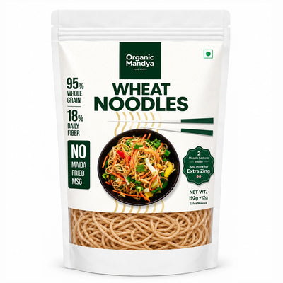 Whole Wheat Noodles | No Maida, Non-Fried