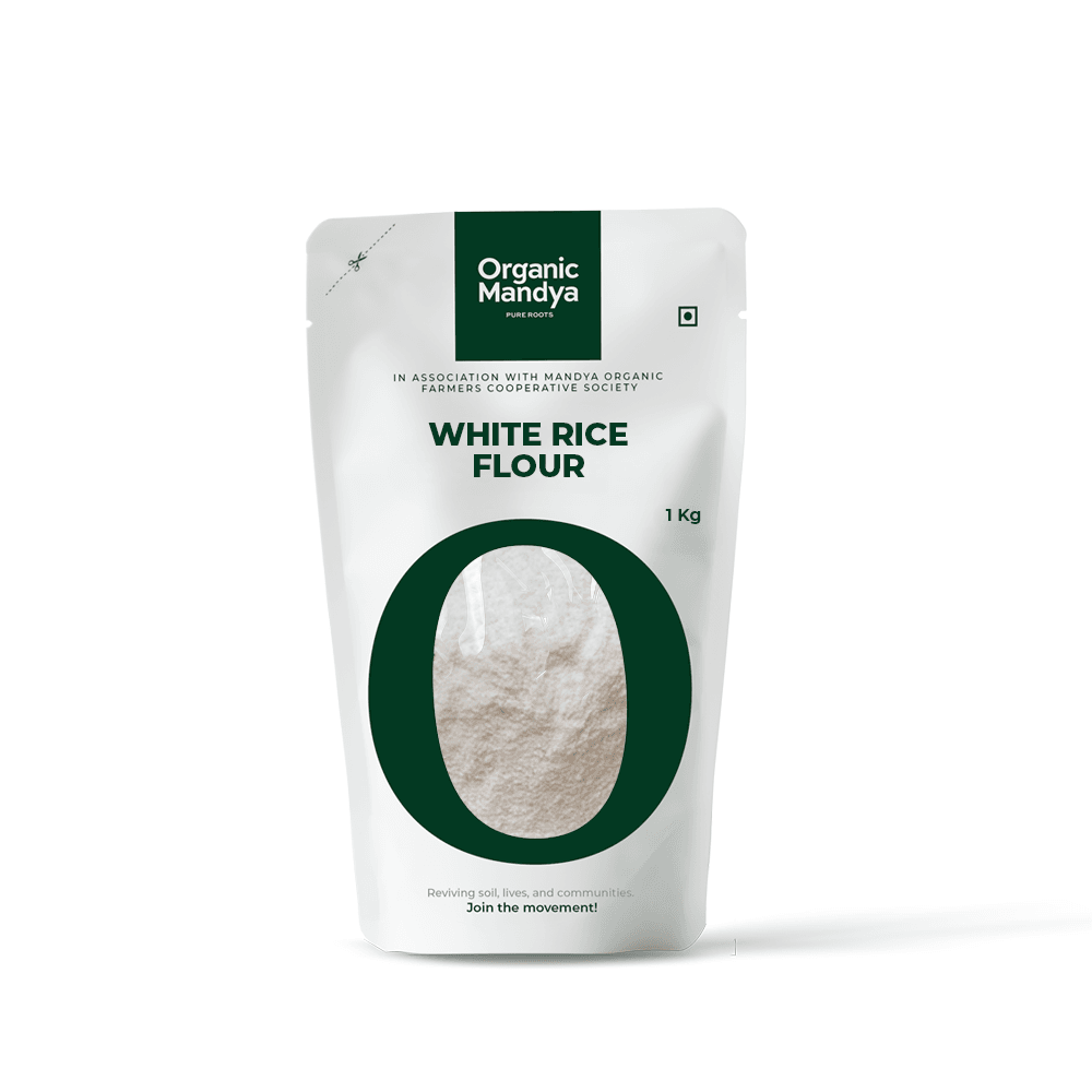 Organic White Rice Flour - Organic Mandya