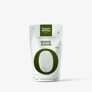 Organic Mandya White Sugar Front - 500g