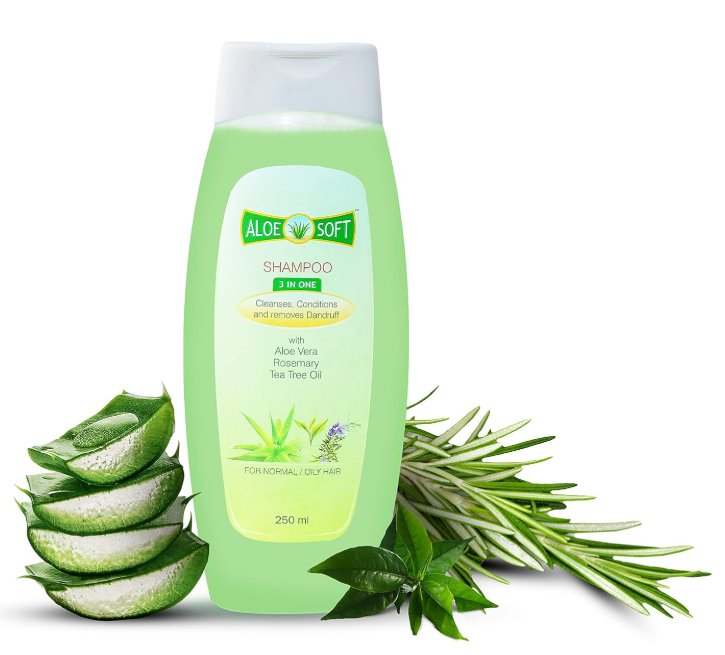 Aloe Soft Aloe Vera Rosemary 3 In 1 Shampoo 250ml