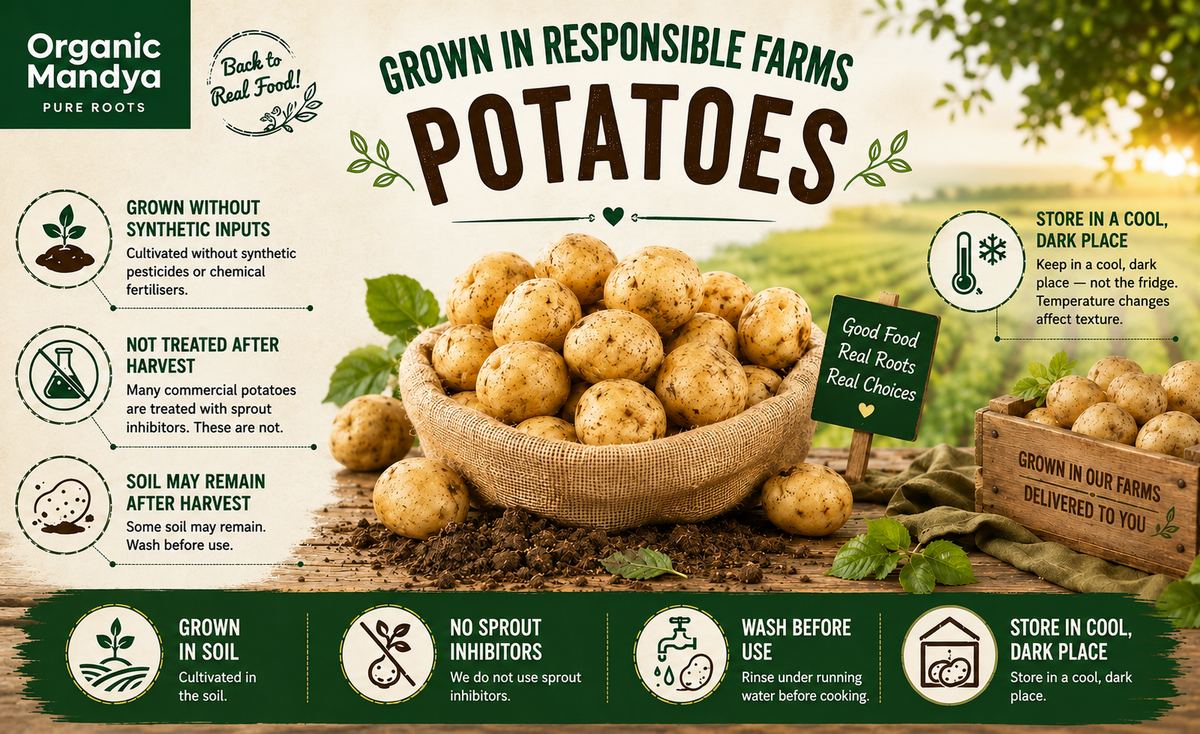 grown baby potato