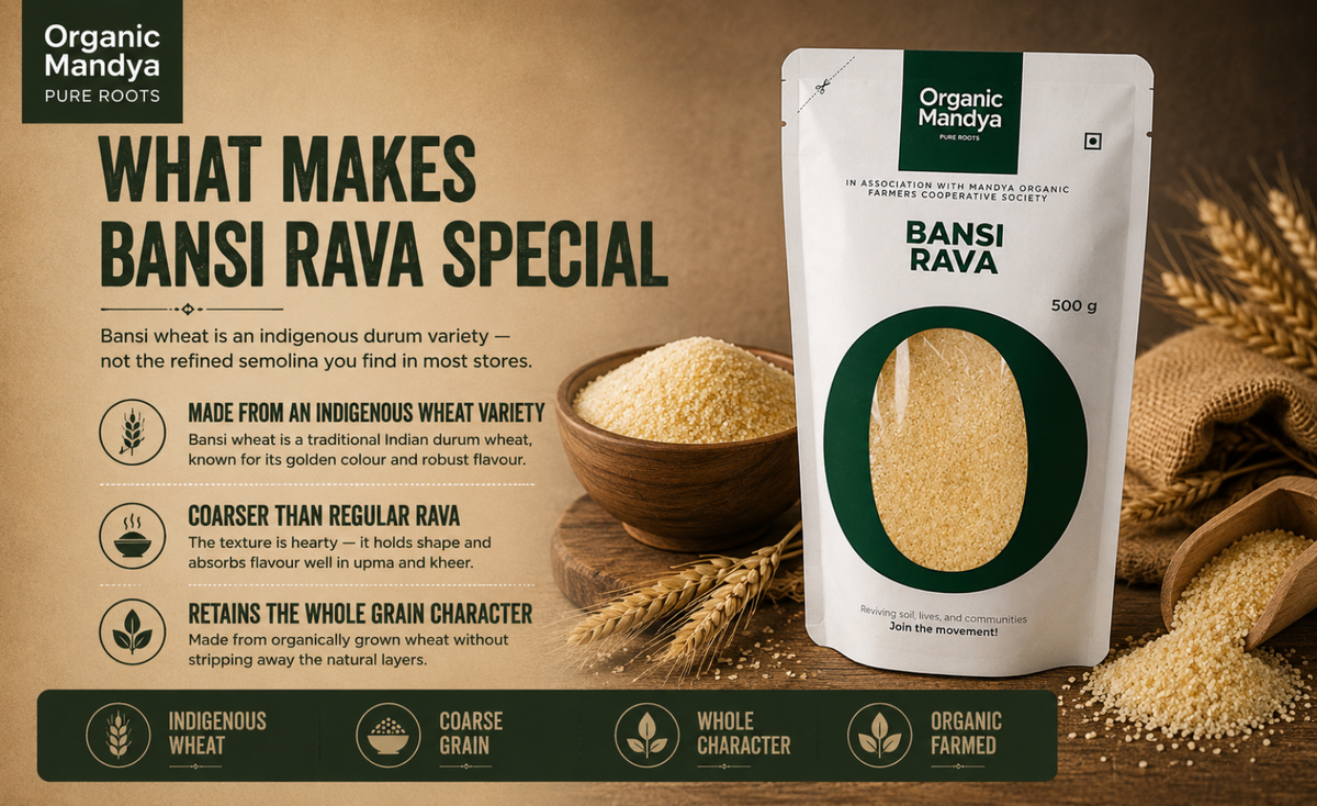 organic - bansi - rava