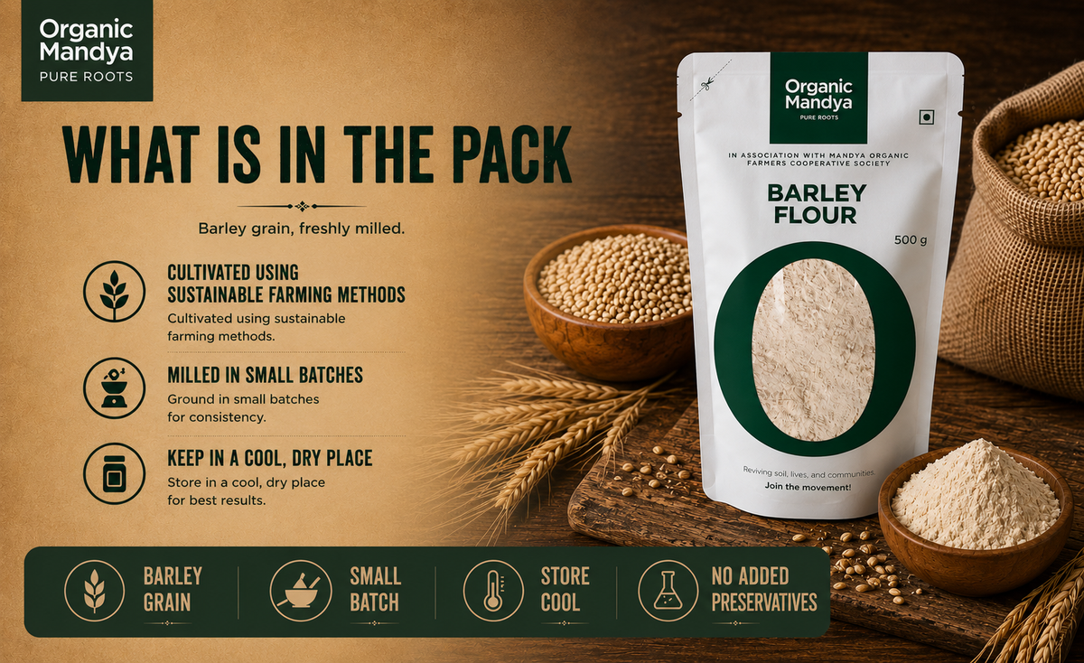 Barley flour for everyday recipes