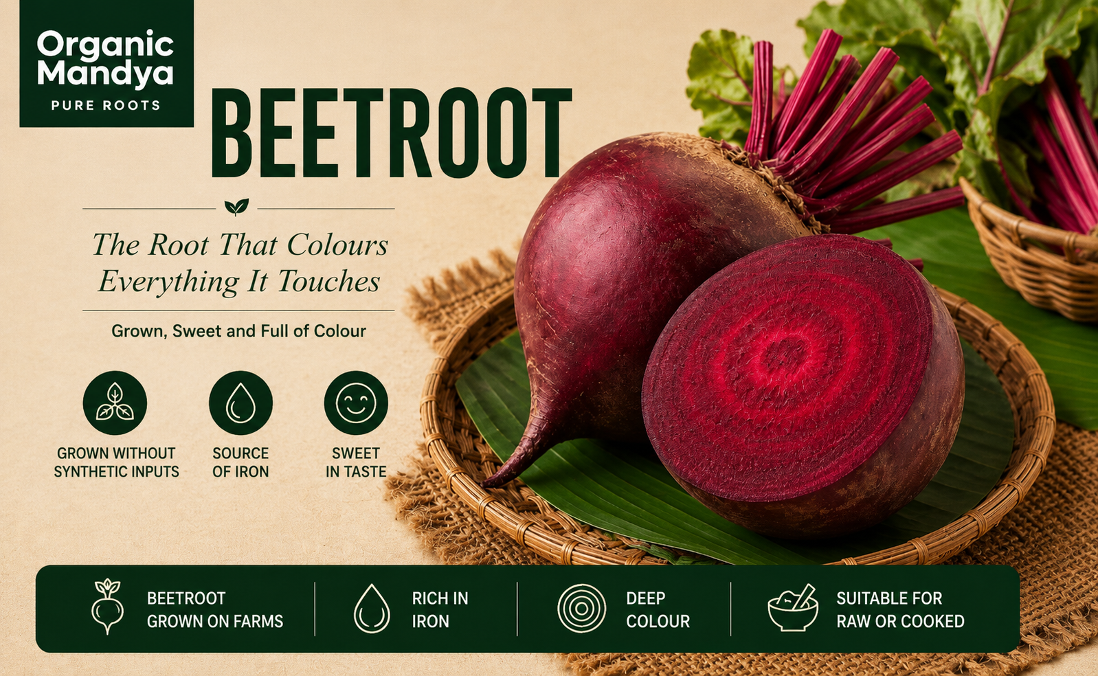 grown beetroot