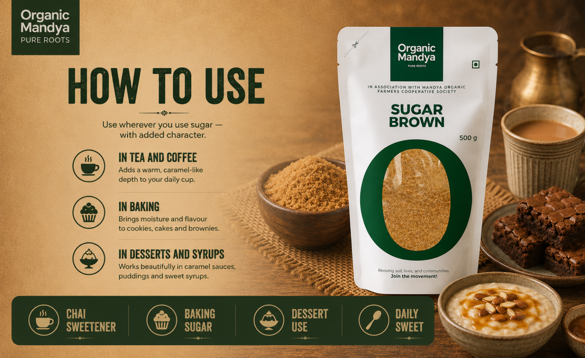 usage - brown - sugar