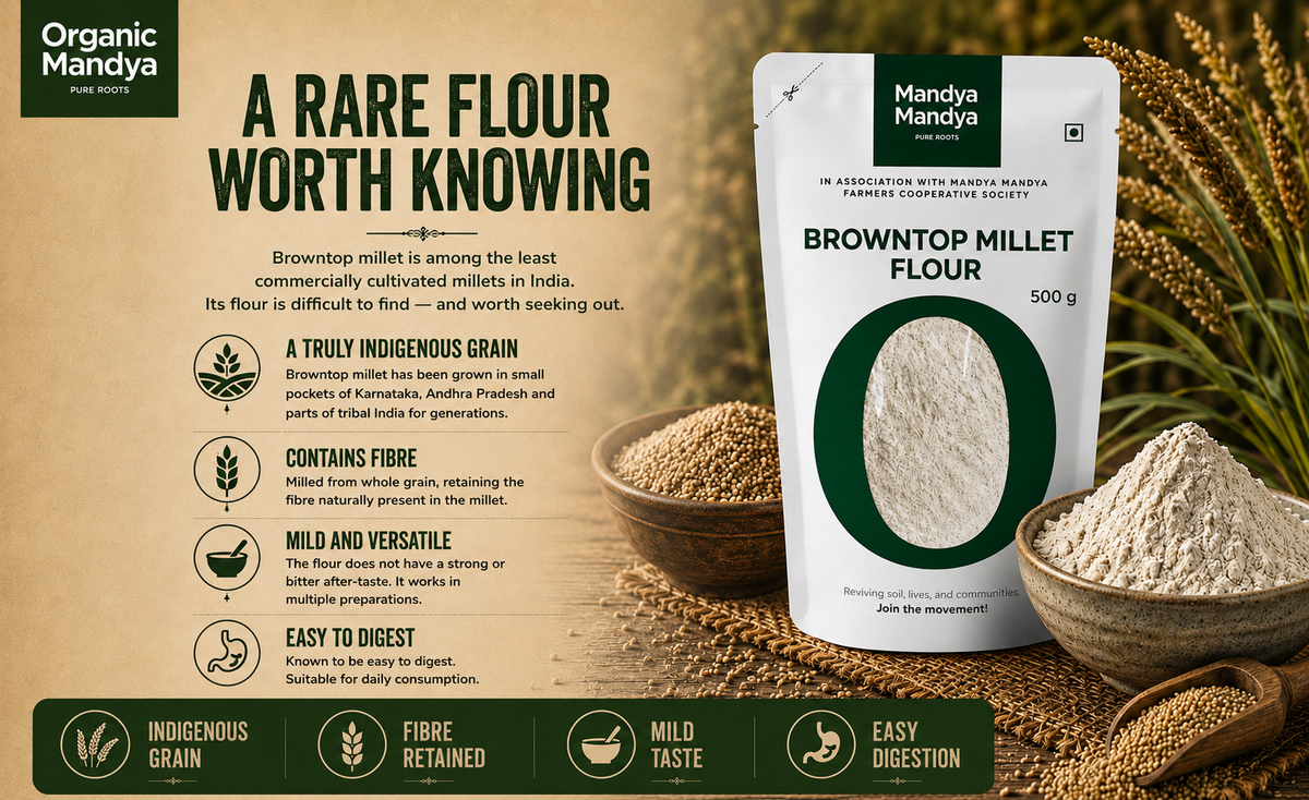 Browntop Millet Flour Ingredients