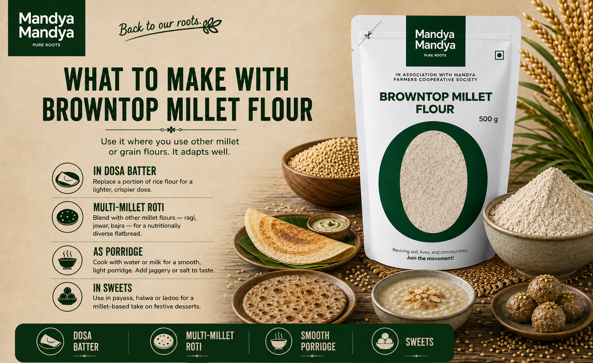 Browntop Millet Flour Uses