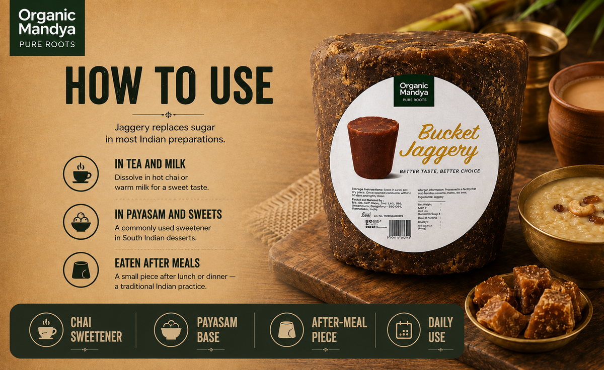How to use jaggery