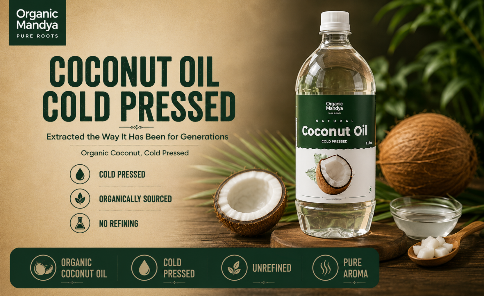oragnic - coconut - oil - cold - pressed