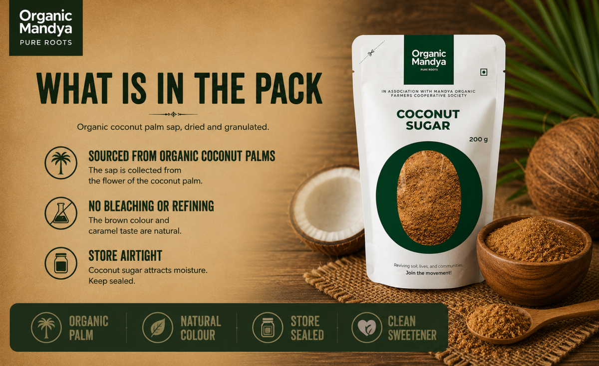 mementa coconut palm sugar Organic Coconut Sugar