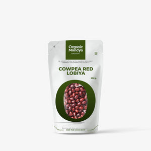 Organic Mandya Cow Pea Red 500g Front