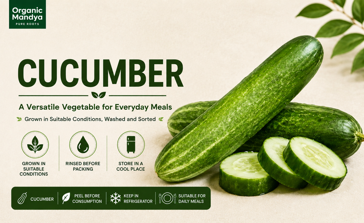 grown cucumber