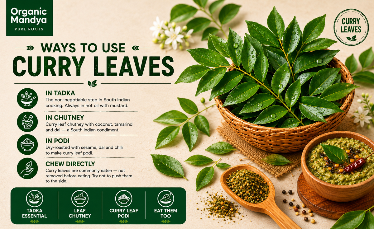 Uses of curry leaves