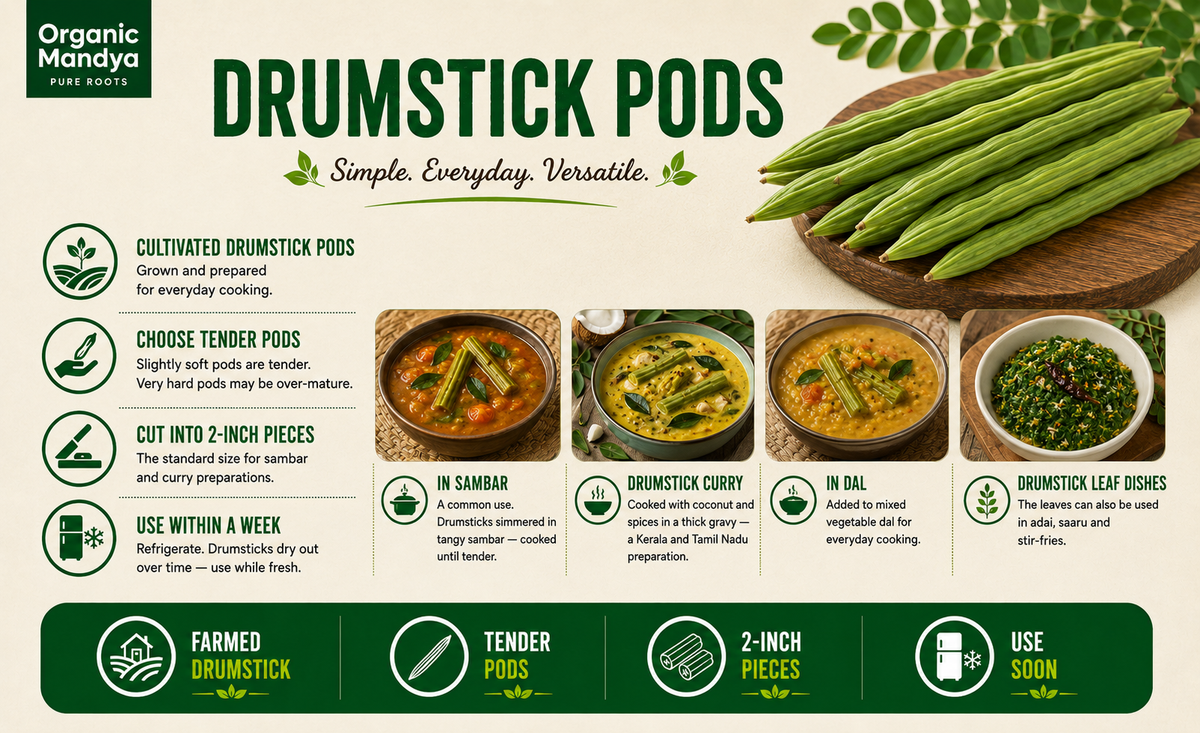 Drumstick pods recipe