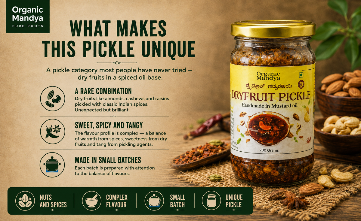 Dry fruit pickle