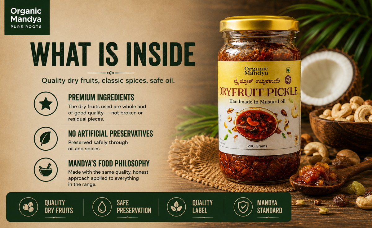 Quality dry fruit pickle
