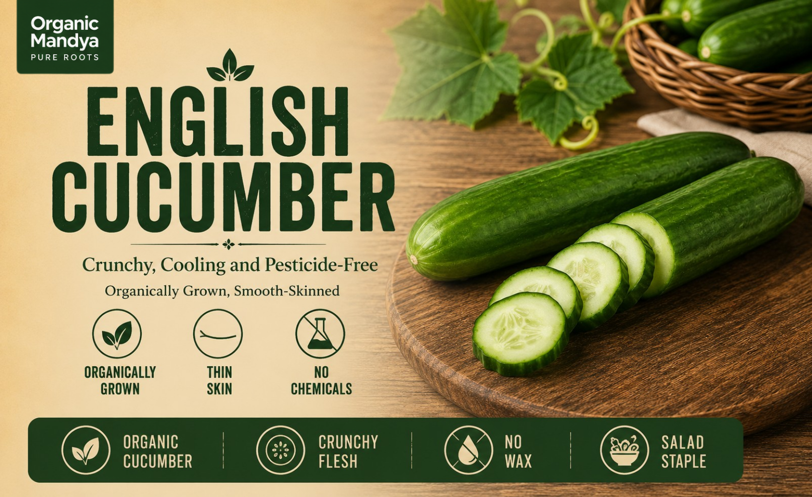 organic - english - cucumber