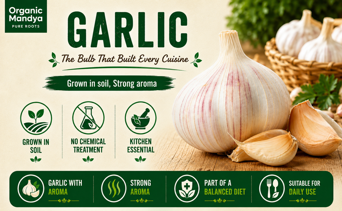 grown garlic