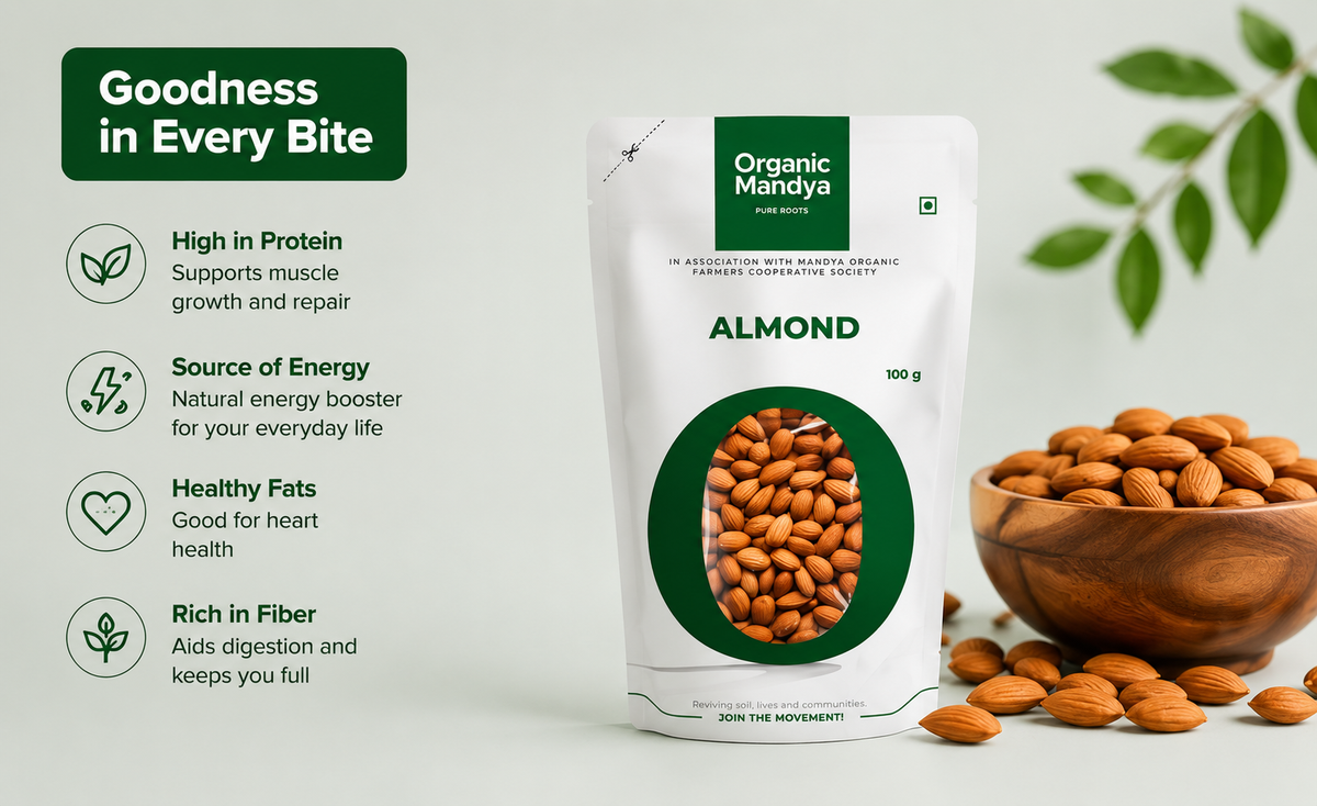 Premium - Organic - Almonds