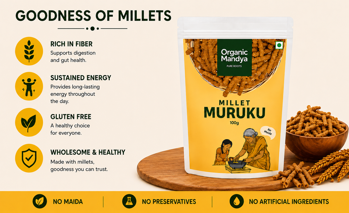 Millet Muruku snack pack