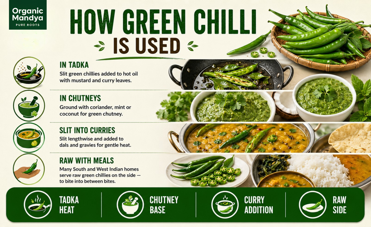 Green chilli uses