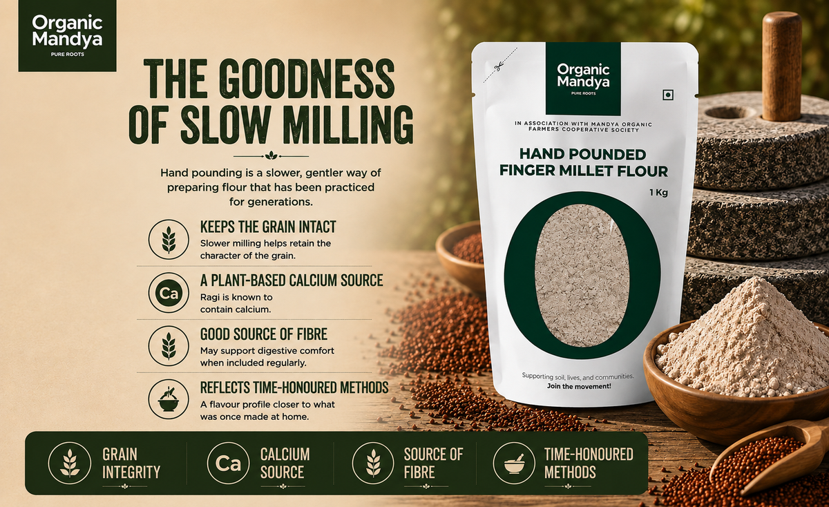 hand  pounded finger millet