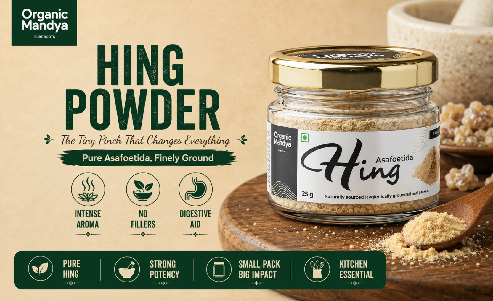 Organic - hing - powder
