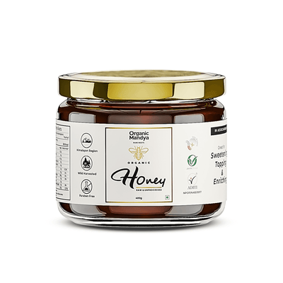 Organic Wild Forest Honey Raw, Unprocessed & NPOP-Certified