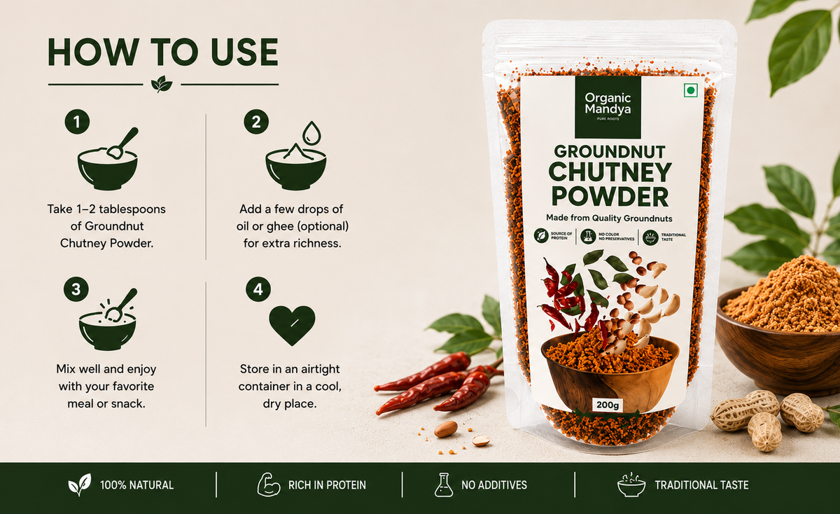 how - to - use - groundnut - chutney - powder